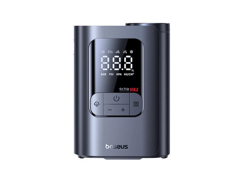 Baseus GoTrip VA1 Super Mini Wireless Air Compressor with 3 Tips - Black