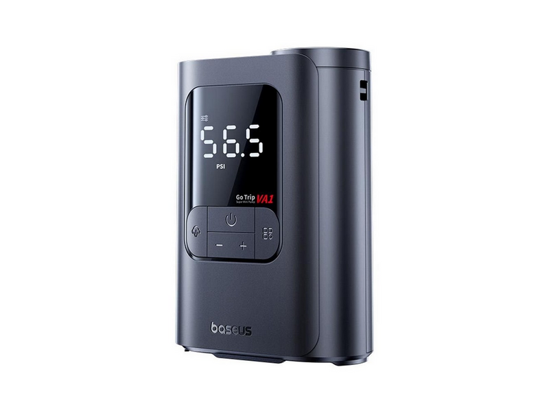 Baseus GoTrip VA1 Super Mini Wireless Air Compressor with 3 Tips - Black