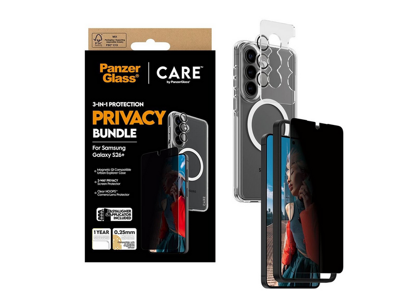 PanzerGlass Privacy 3-in-1 Bundle Samsung Galaxy S26+