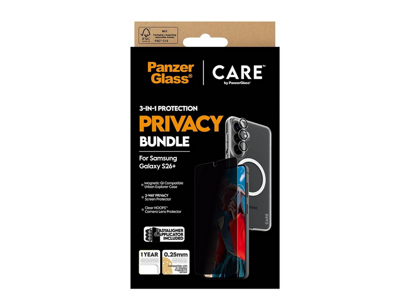 PanzerGlass Privacy 3-in-1 Bundle Samsung Galaxy S26+