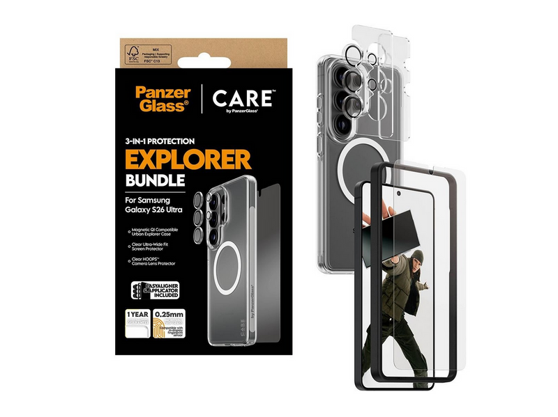 PanzerGlass 3-in-1 Bundle Samsung Galaxy S26 Ultra