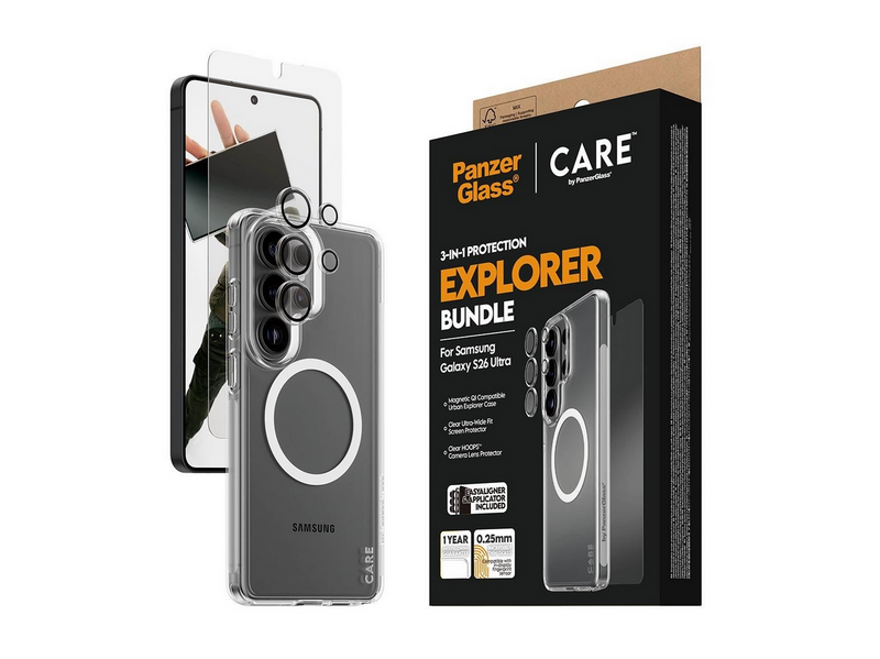 PanzerGlass 3-in-1 Bundle Samsung Galaxy S26 Ultra