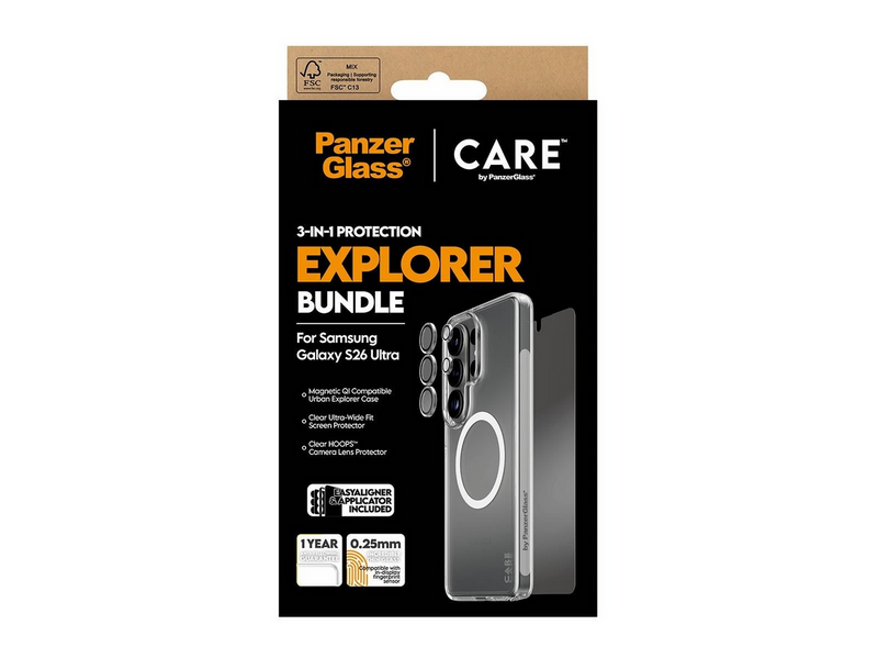 PanzerGlass 3-in-1 Bundle Samsung Galaxy S26 Ultra