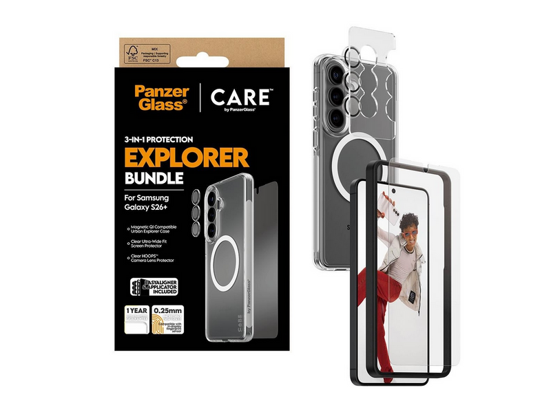 PanzerGlass 3-in-1 Bundle Samsung Galaxy S26+