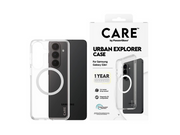 CARE by PanzerGlass Urban Explorer Case Transparent w. White Qi Samsung Galaxy S26+