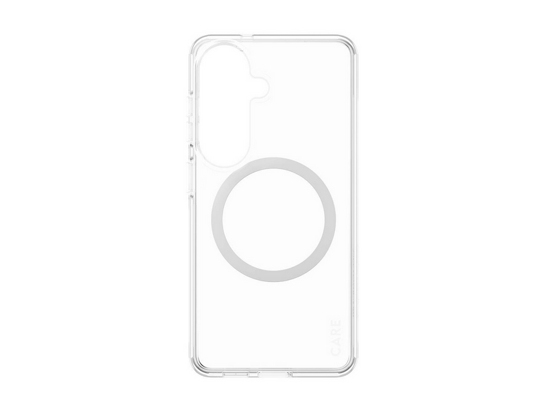CARE by PanzerGlass Urban Explorer Case Transparent w. White Qi Samsung Galaxy S26