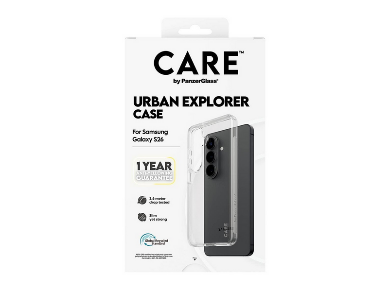 CARE by PanzerGlass Urban Explorer Case Transparent Samsung Galaxy S26