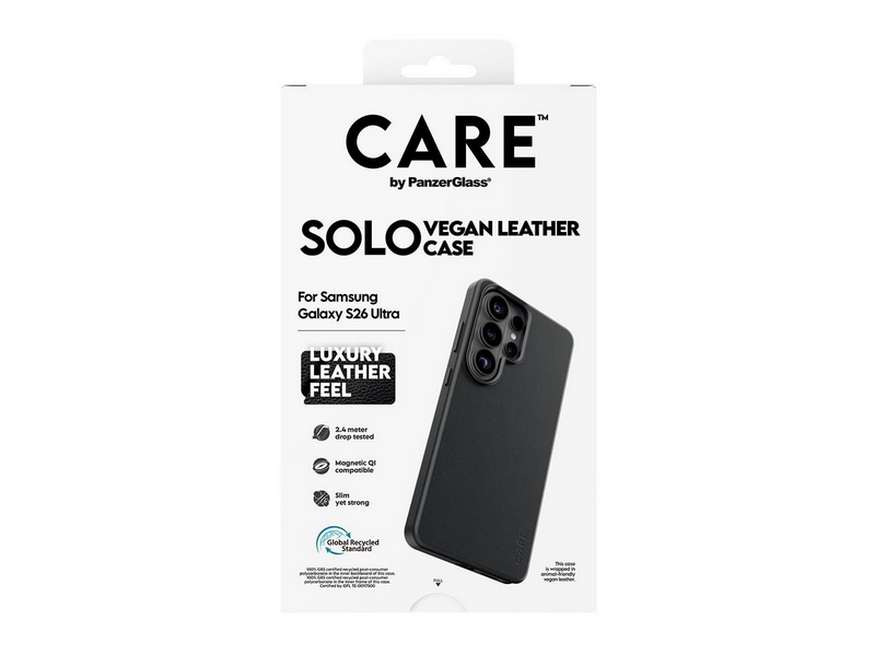 CARE by PanzerGlass Solo Case Black w. Qi Samsung Galaxy S26 Ultra