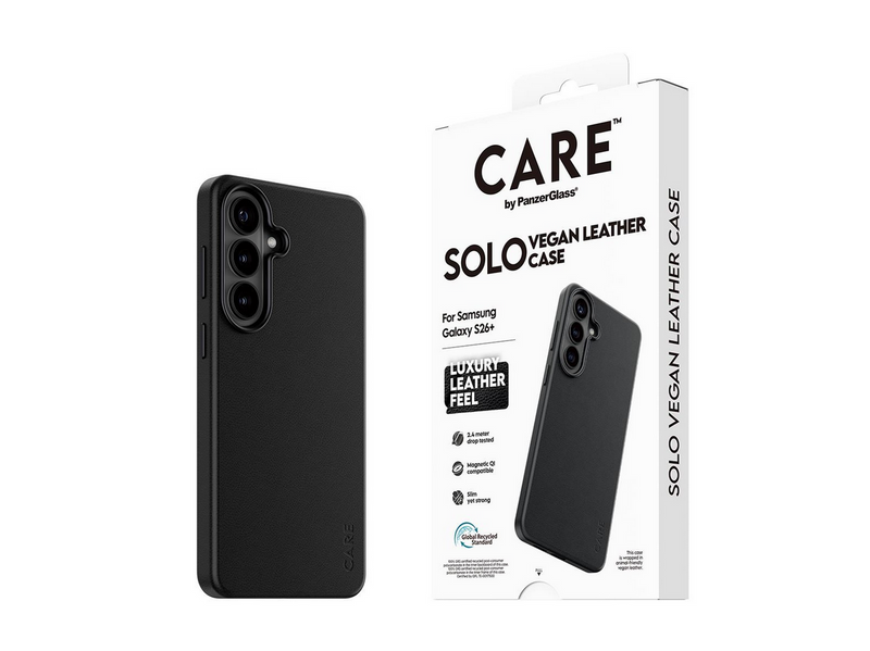 CARE by PanzerGlass Solo Case Black w. Qi Samsung Galaxy S26+