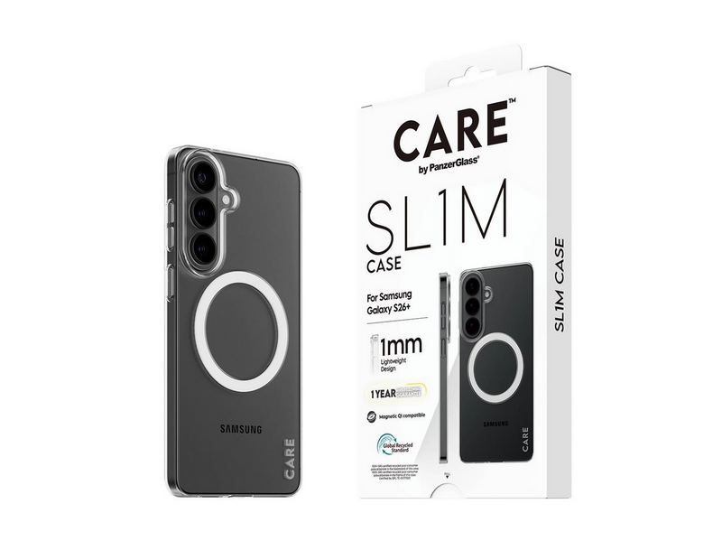 CARE by PanzerGlass SL1M Case Transparent Samsung Galaxy S26+
