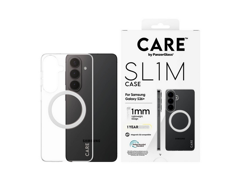 CARE by PanzerGlass SL1M Case Transparent Samsung Galaxy S26+