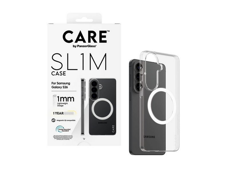 CARE by PanzerGlass SL1M Case Transparent Samsung Galaxy S26
