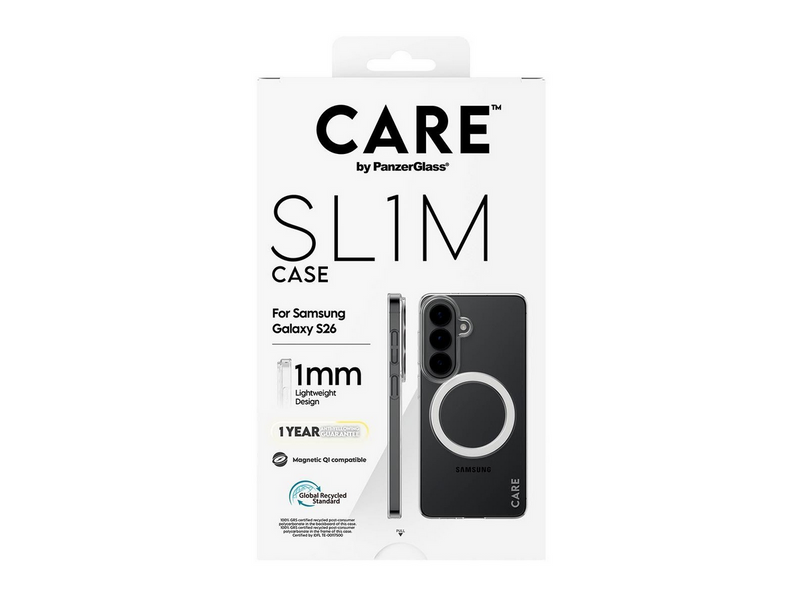 CARE by PanzerGlass SL1M Case Transparent Samsung Galaxy S26