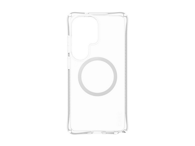 CARE by PanzerGlass Samba Case Transparent w. White Qi Samsung Galaxy S26 Ultra