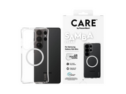 CARE by PanzerGlass Samba Case Transparent w. White Qi Samsung Galaxy S26 Ultra