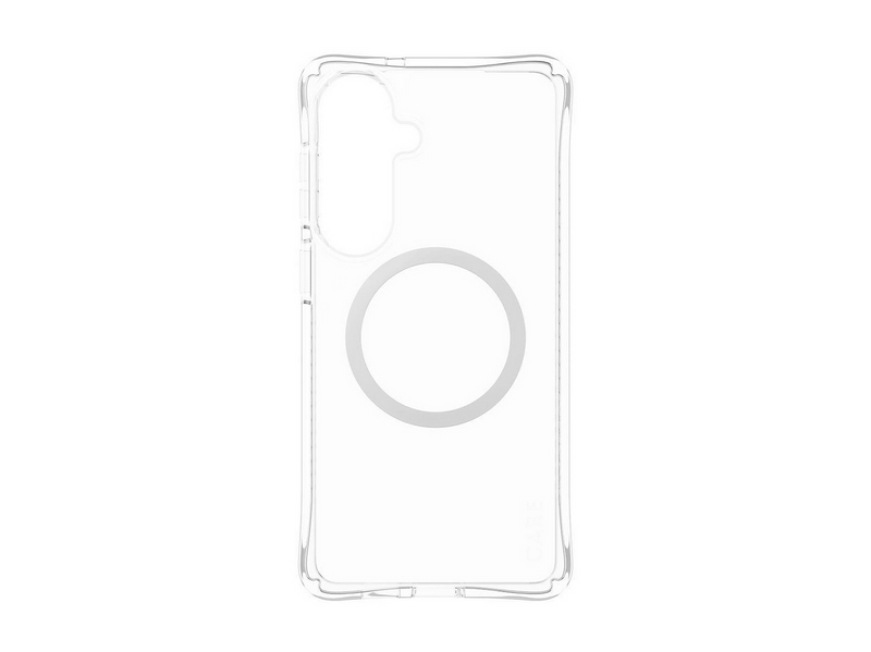 CARE by PanzerGlass Samba Case Transparent w. White Qi Samsung Galaxy S26+