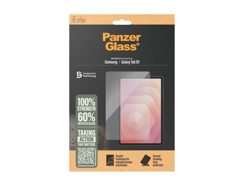 PanzerGlass Screen Protector Samsung Galaxy Tab S11 | Ultra-Wide Fit