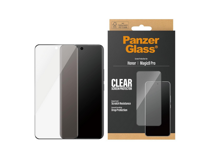 PanzerGlass Screen Protector Honor Magic8 Pro | Ultra-Wide Fit