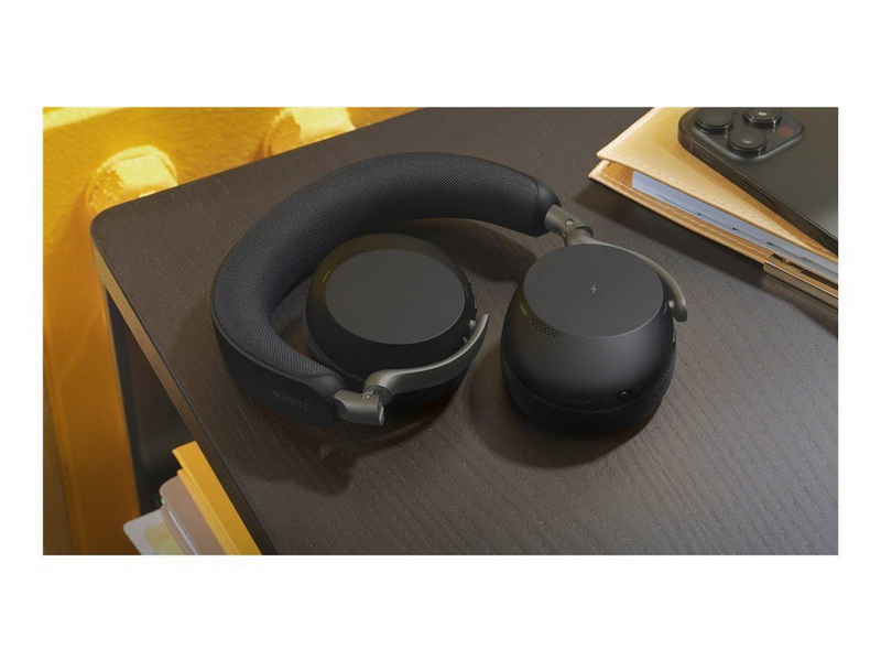 Jabra Evolve3 75 MS Link390a - Black (Incl. Wireless Charging Pad)