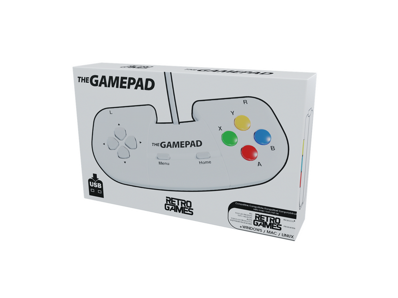 Retro Games THEGAMEPAD - White - Wired Controller