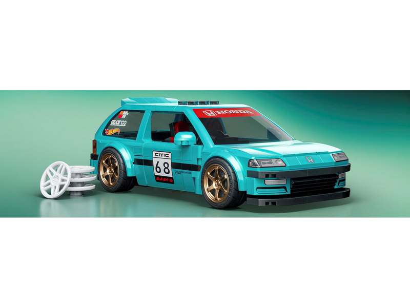 Hot Wheels Brick Shop Speed Series Honda Civic EF