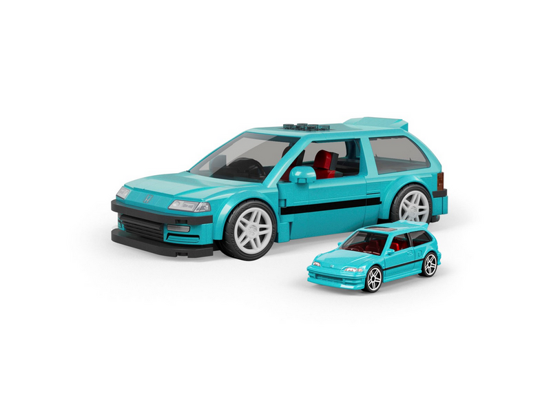 Hot Wheels Brick Shop Speed Series Honda Civic EF