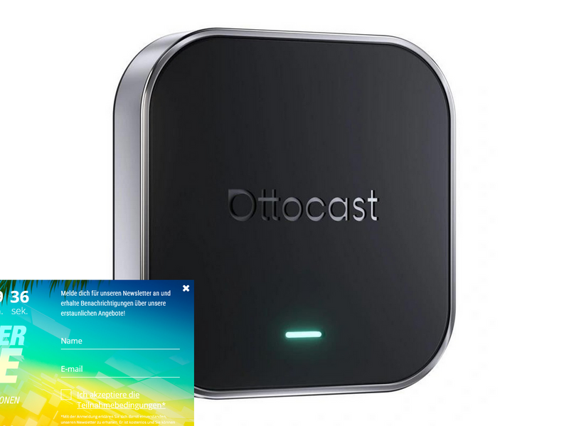 Ottocast OttoAibox E2 Apple CarPlay/Android Auto Wireless Car Adapter