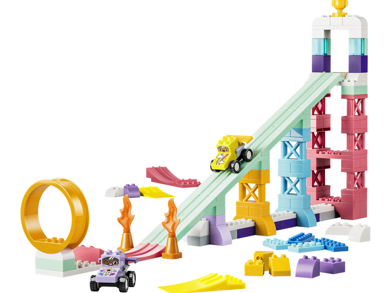 LEGO DUPLO 10478 Kreative Sprungschanzen mit kleinen Flitzern 3-in-1-Set