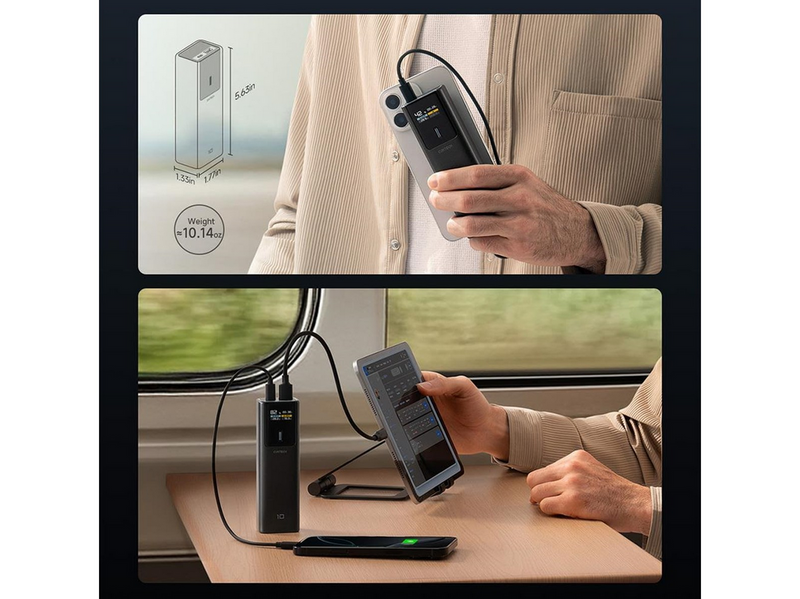 CUKTECH CKPB100PGLBL 150W USB-C USB-A - 10000 mAh
