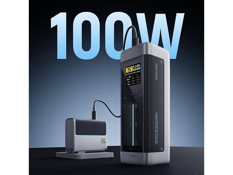 CUKTECH CUK00P23GLBK 210W 2 x USB-C 1 x USB-A - 25000 mAh