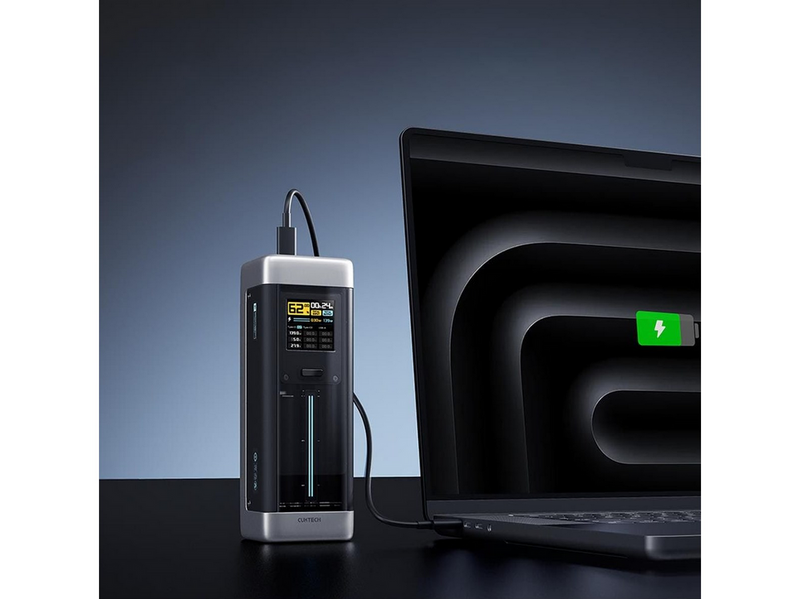 CUKTECH CUK00P23GLBK 210W 2 x USB-C 1 x USB-A - 25000 mAh