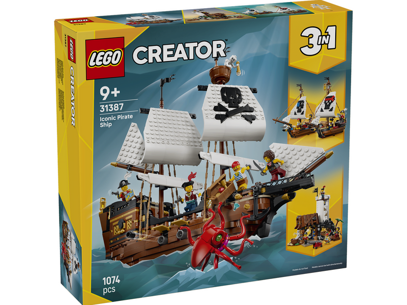 LEGO Creator 31387 Legendäres Piratenschiff