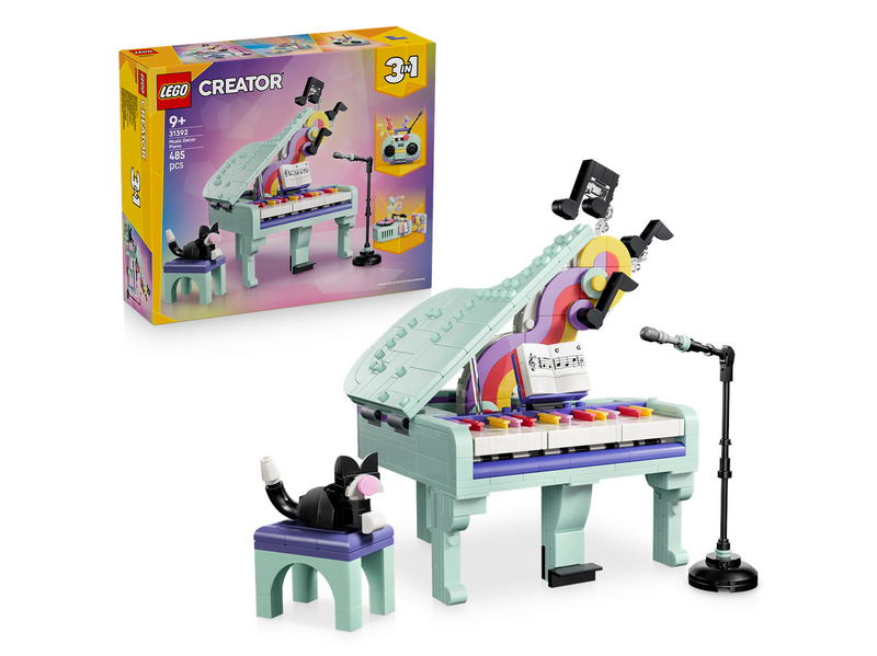 LEGO Creator 31392 Deko-Klavier mit Katze