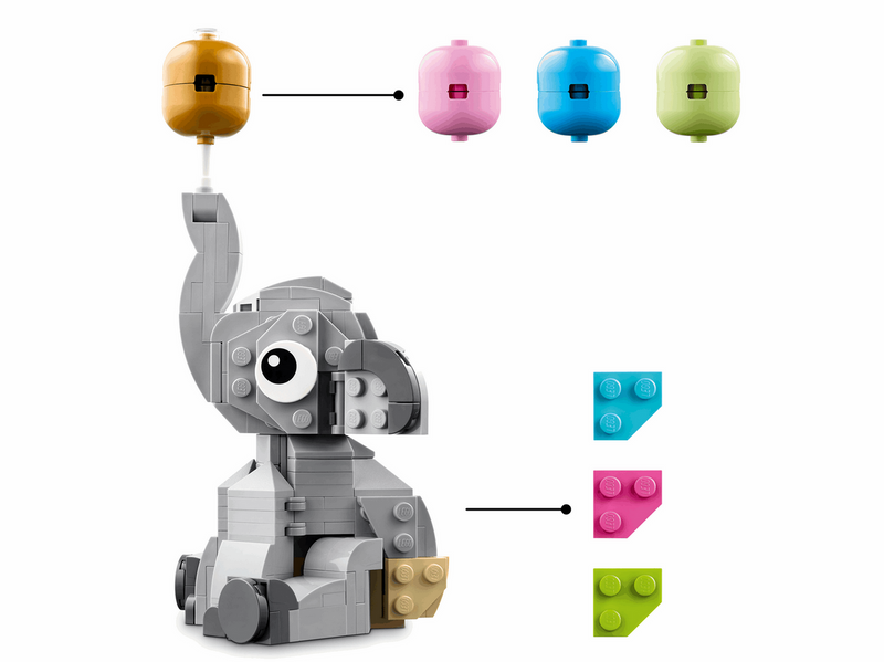 LEGO 40814 Schwebender Baby-Elefant