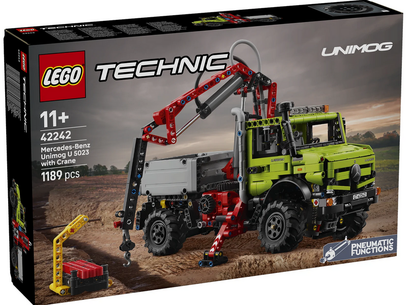 LEGO Technic 42242 Mercedes-Benz Unimog U 5023 mit Kran