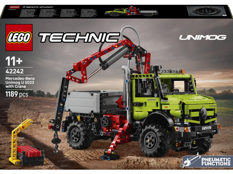 LEGO Technic 42242 Mercedes-Benz Unimog U 5023 mit Kran