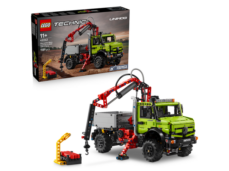 LEGO Technic 42242 Mercedes-Benz Unimog U 5023 mit Kran