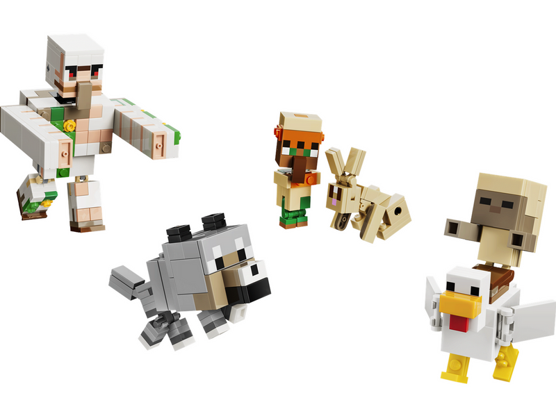 LEGO Minecraft 21592 Angriff des Hühnerreiters in der Wüste