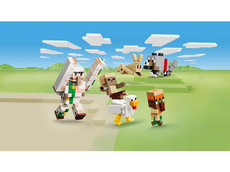LEGO Minecraft 21592 Angriff des Hühnerreiters in der Wüste