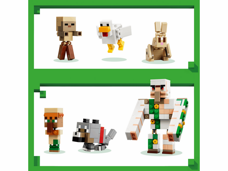 LEGO Minecraft 21592 Angriff des Hühnerreiters in der Wüste