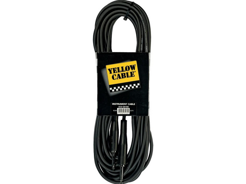 Yellow Cable G610D - 1/4" Gegossenes Klinke/Klinke-Kabel 10 Meter