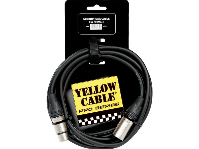 Yellow Cable PROM03X - Neutrik XLR/XLR 3m.