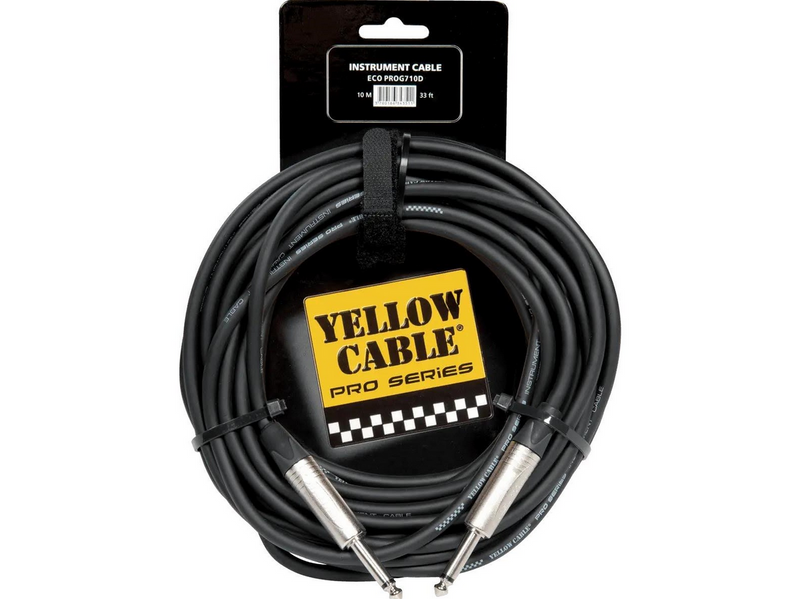 Yellow Cable PRO710D - Neutrik 1/4 Klinke/Klinke Kabel 10 Meter