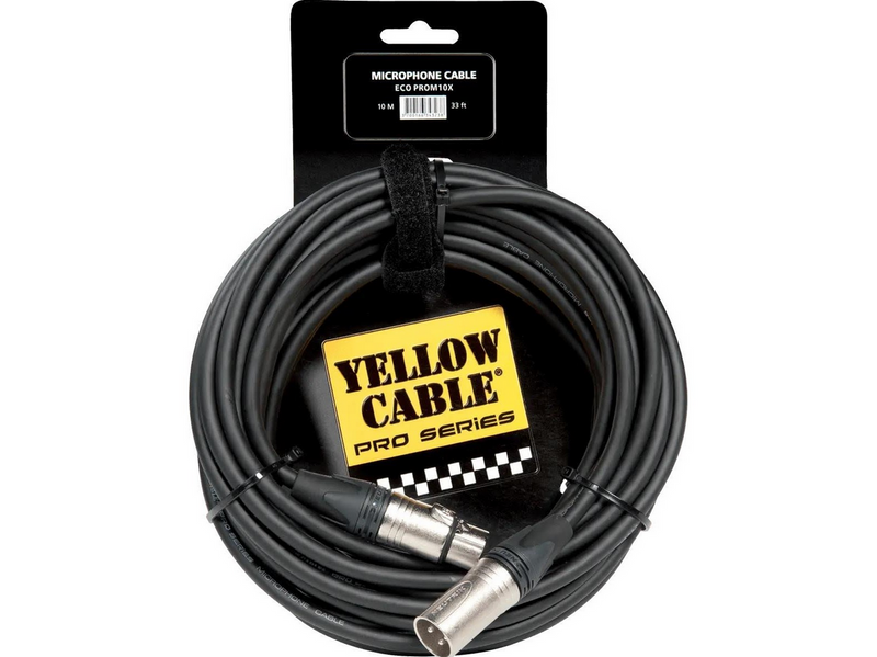 Yellow Cable PROM10X - Neutrik XLR/XLR 10m.