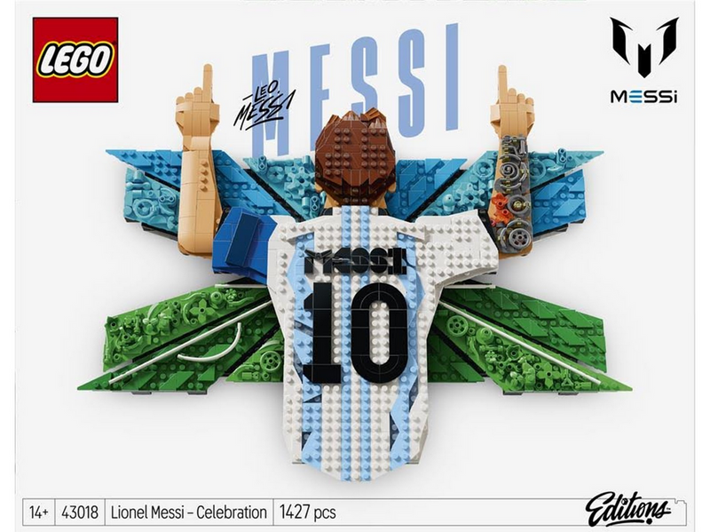 LEGO Editions 43018 Lionel Messi – Torjubel
