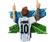 LEGO Editions 43018 Lionel Messi – Torjubel
