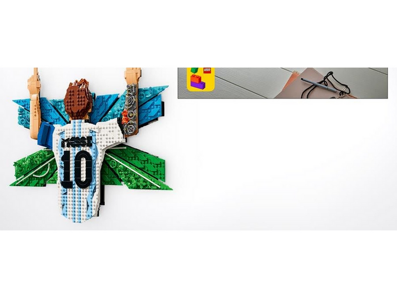LEGO Editions 43018 Lionel Messi – Torjubel