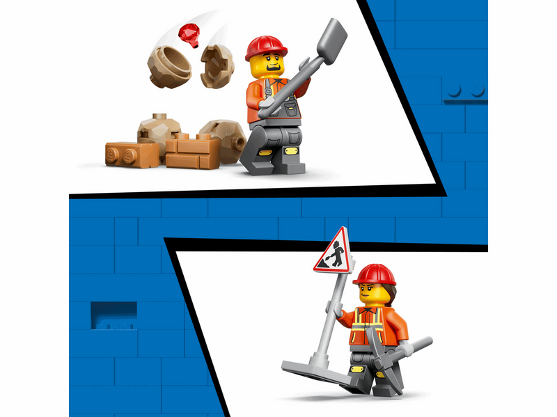 LEGO City 60480 Gelber Baggerlader