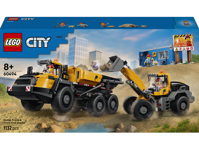 LEGO City 60494 Kipplaster und Schaufellader