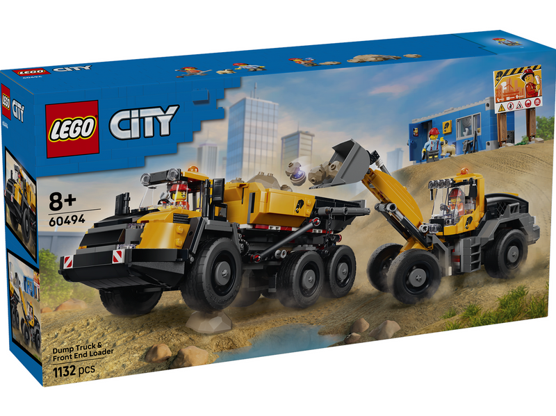 LEGO City 60494 Kipplaster und Schaufellader